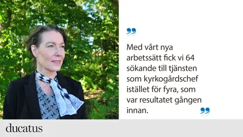 Nytt sätt att rekrytera lockar fler sökande